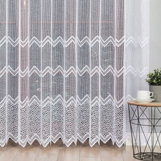Firanka żakardowa, wysokość 250cm, kolor 001 biały 639040/BIS/001/000250/1