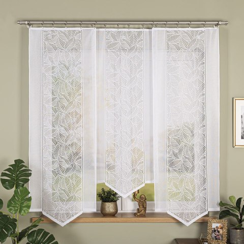 Panel żakardowy odpasowany, wysokość 140cm, kolor 001 biały 107161/000/001/000140/1 Panel żakardowy odpasowany, wysokość 140cm, kolor 001 biały 107161/000/001/000140/1