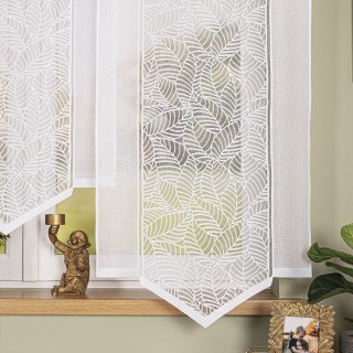 Panel żakardowy odpasowany, wysokość 140cm, kolor 001 biały 107161/000/001/000140/1