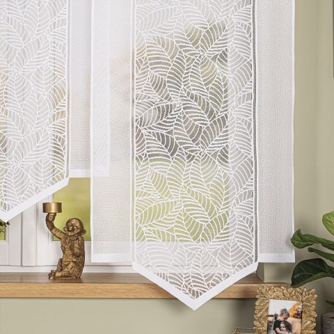 Panel żakardowy odpasowany, wysokość 140cm, kolor 001 biały 107161/000/001/000140/1 Panel żakardowy odpasowany, wysokość 140cm, kolor 001 biały 107161/000/001/000140/1