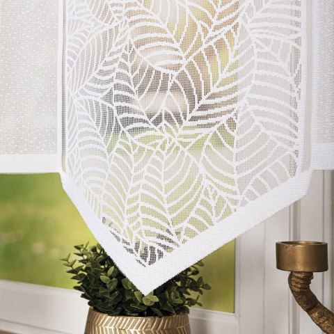 Panel żakardowy odpasowany, wysokość 140cm, kolor 001 biały 107161/000/001/000140/1 Panel żakardowy odpasowany, wysokość 140cm, kolor 001 biały 107161/000/001/000140/1