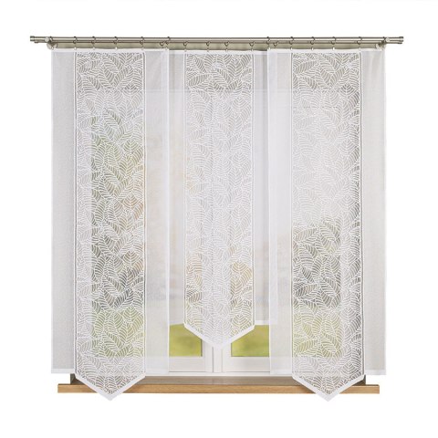 Panel żakardowy odpasowany, wysokość 140cm, kolor 001 biały 107161/000/001/000140/1 Panel żakardowy odpasowany, wysokość 140cm, kolor 001 biały 107161/000/001/000140/1