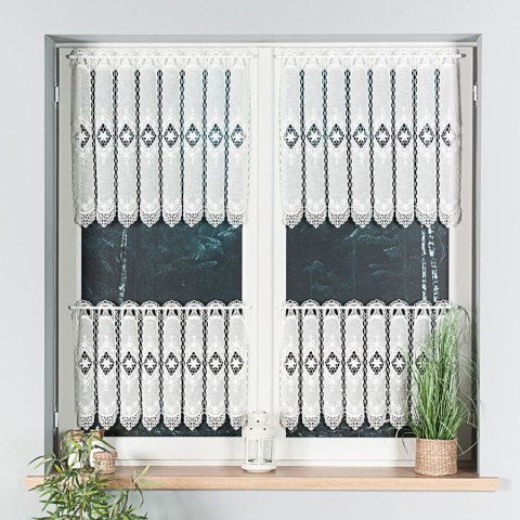 Zazdrostka z aplikacją, wysokość 60cm, kolor 012 kremowy 015590/000/012/000060/1 Zazdrostka z aplikacją, wysokość 60cm, kolor 012 kremowy 015590/000/012/000060/1