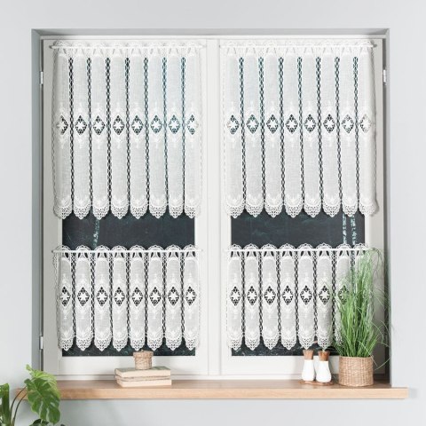 Zazdrostka z aplikacją, wysokość 75cm, kolor 012 kremowy 015590/000/012/000075/1 Zazdrostka z aplikacją, wysokość 75cm, kolor 012 kremowy 015590/000/012/000075/1