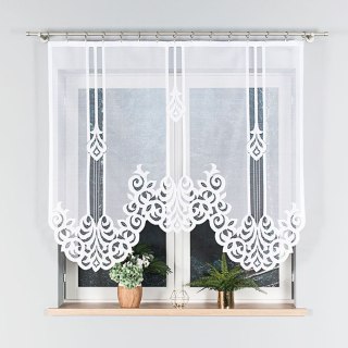 ARALIA Panel żakardowy, szerokość 160 x wysokość 140cm, kolor 001 biały 019313/POL/001/000141/1