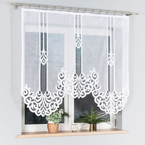 ARALIA Panel żakardowy, szerokość 160 x wysokość 140cm, kolor 001 biały 019313/POL/001/000141/1