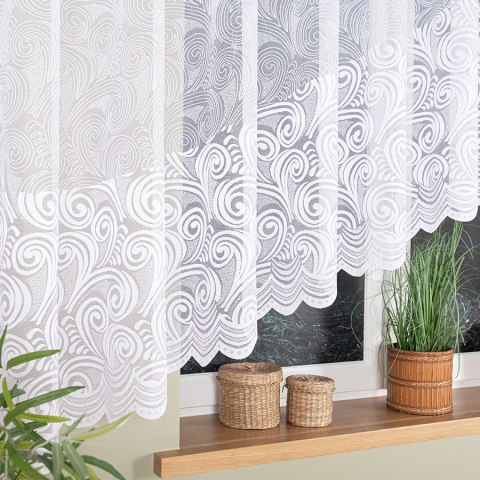 Firanka gotowa żakardowa KINGA 160x600 cm kolor biały