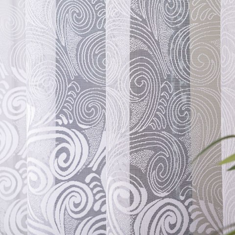 Firanka gotowa żakardowa KINGA 160x600 cm kolor biały