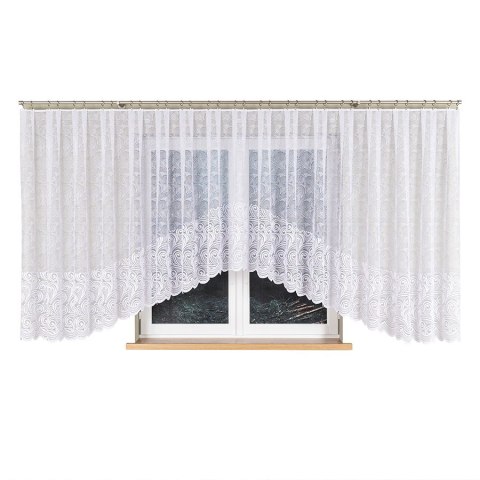 Firanka gotowa żakardowa KINGA 160x600 cm kolor biały