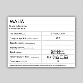 578039 Próbnik MALIA 578039/PRO/001/000000/1