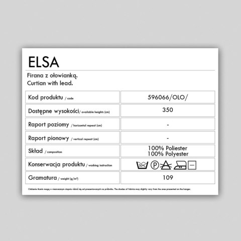 ELSA+ FIONA Próbnik 596066/PRO/000/596083/1 ELSA+ FIONA Próbnik 596066/PRO/000/596083/1