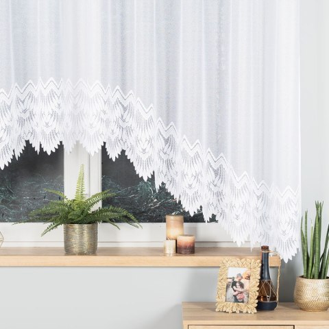 FELICJA Firanka żakardowa gotowa ze wzorem na samym dole, szerokość 350 x wysokość 160cm, kolor 001 biały 018989/FBL/001/350160/ FELICJA Firanka żakardowa gotowa ze wzorem na samym dole, szerokość 350 x wysokość 160cm, kolor 001 biały 018989/FBL/001/350160/