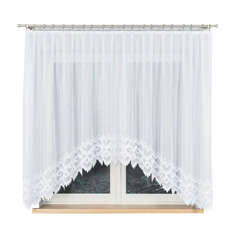 FELICJA Firanka żakardowa gotowa ze wzorem na samym dole, szerokość 350 x wysokość 160cm, kolor 001 biały 018989/FBL/001/350160/ FELICJA Firanka żakardowa gotowa ze wzorem na samym dole, szerokość 350 x wysokość 160cm, kolor 001 biały 018989/FBL/001/350160/