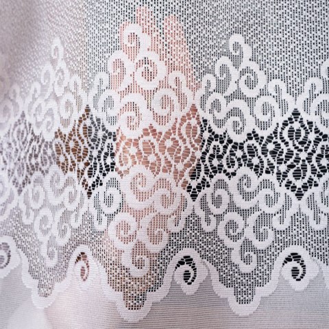 Firanka gotowa żakardowa MODESTA 250x200 cm kolor biały