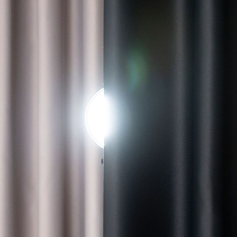 Zasłona gotowa typu blackout na przelotkach, szerokość 140cm x wysokość 250cm, kolor 846 czarny TD0015/ZGP/846/140250/1