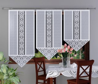 Panel żakardowy odpasowany, szerokość 60 x wysokość 120cm, kolor biały 001 652819/000/001/000120/1