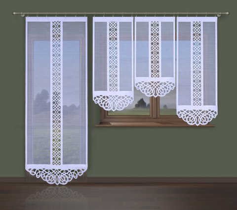 Panel żakardowy odpasowany, szerokość 90, wysokość 250cm, kolor biały 001 577816/000/001/000250/1 Panel żakardowy odpasowany, szerokość 90, wysokość 250cm, kolor biały 001 577816/000/001/000250/1