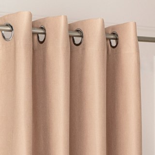 MILAS SOFT Zasłona gotowa na przelotkach, szerokość 140cm x wysokość 250cm, kolor 006 kawowy MILAS1/ZGP/006/140250/1