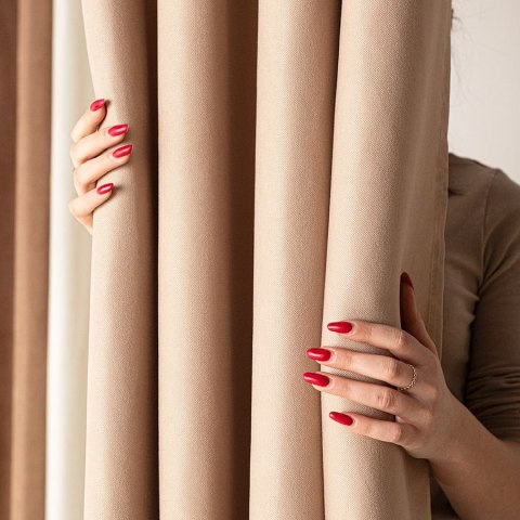 MILAS SOFT Zasłona gotowa na przelotkach, szerokość 140cm x wysokość 250cm, kolor 006 kawowy MILAS1/ZGP/006/140250/1 MILAS SOFT Zasłona gotowa na przelotkach, szerokość 140cm x wysokość 250cm, kolor 006 kawowy MILAS1/ZGP/006/140250/1