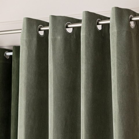 MILAS SOFT Zasłona gotowa na przelotkach, szerokość 140cm x wysokość 250cm, kolor 016 szarozielony MILAS1/ZGP/016/140250/1 MILAS SOFT Zasłona gotowa na przelotkach, szerokość 140cm x wysokość 250cm, kolor 016 szarozielony MILAS1/ZGP/016/140250/1