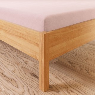DREAMY PREMIUM Prześcieradło jersey z gumką, szerokość 160 x wysokość 200cm, kolor 014 jasny różowy 100033/JEG/014/160200/1