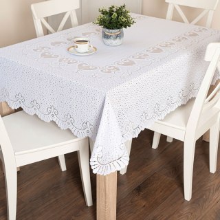Firanka żakardowa, wysokość 140cm, kolor 001 biały 878414/000/001/000140/1
