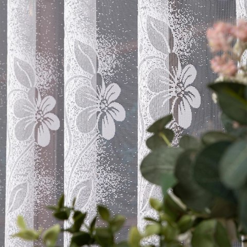 Firanka żakardowa, wysokość 160cm, kolor 001 biały - błędne 107250 177250/000/001/000160/1 Firanka żakardowa, wysokość 160cm, kolor 001 biały - błędne 107250 177250/000/001/000160/1