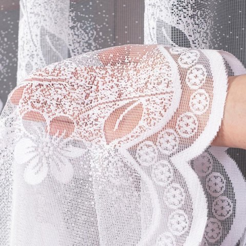 Firanka żakardowa, wysokość 160cm, kolor 001 biały - błędne 107250 177250/000/001/000160/1 Firanka żakardowa, wysokość 160cm, kolor 001 biały - błędne 107250 177250/000/001/000160/1