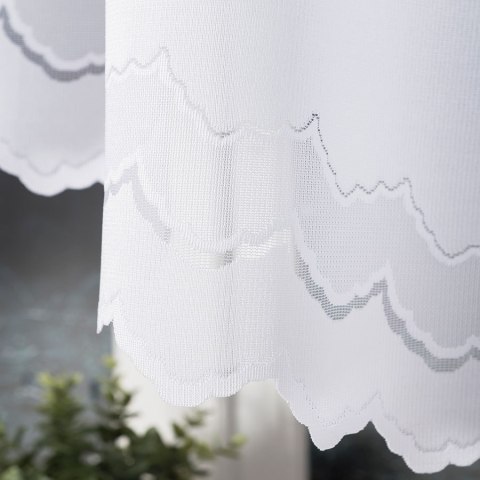 GENOWEFA Firanka żakardowa odpasowana, szerokość 400 x wysokość 100cm, kolor 001 biały 023419/FOL/001/000102/1 GENOWEFA Firanka żakardowa odpasowana, szerokość 400 x wysokość 100cm, kolor 001 biały 023419/FOL/001/000102/1