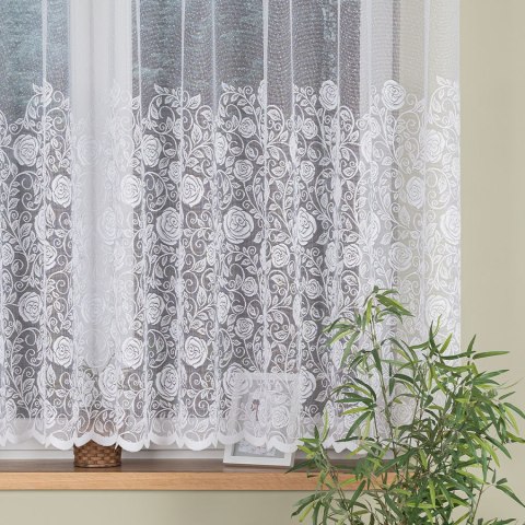 INKA Firanka żakardowa odpasowana na prosto, szerokość 300 x wysokość 160cm, kolor 001 biały 107240/FOP/001/000161/1 INKA Firanka żakardowa odpasowana na prosto, szerokość 300 x wysokość 160cm, kolor 001 biały 107240/FOP/001/000161/1