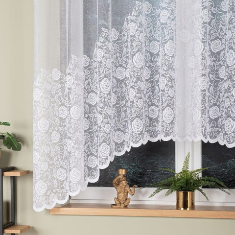 INKA Firanka żakardowa odpasowana, szerokość 300 x wysokość 160cm, kolor 001 biały 107240/FOL/001/000161/1 INKA Firanka żakardowa odpasowana, szerokość 300 x wysokość 160cm, kolor 001 biały 107240/FOL/001/000161/1