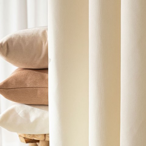 MILAS SOFT Zasłona gotowa na przelotkach, szerokość 140cm x wysokość 250cm, kolor 002 kremowy MILAS1/ZGP/002/140250/1 MILAS SOFT Zasłona gotowa na przelotkach, szerokość 140cm x wysokość 250cm, kolor 002 kremowy MILAS1/ZGP/002/140250/1