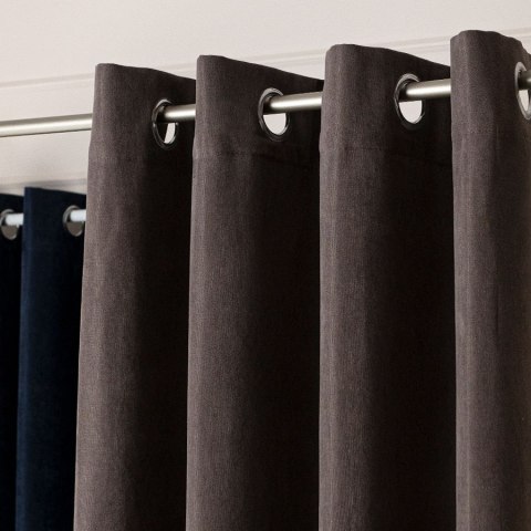 MILAS SOFT Zasłona gotowa na przelotkach, szerokość 140cm x wysokość 250cm, kolor 032 brązowo szary MILAS1/ZGP/032/140250/1 MILAS SOFT Zasłona gotowa na przelotkach, szerokość 140cm x wysokość 250cm, kolor 032 brązowo szary MILAS1/ZGP/032/140250/1