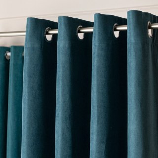 MILAS SOFT Zasłona gotowa na przelotkach, szerokość 140cm x wysokość 250cm, kolor 034 morski MILAS1/ZGP/034/140250/1