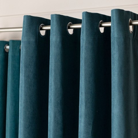 MILAS SOFT Zasłona gotowa na przelotkach, szerokość 140cm x wysokość 250cm, kolor 034 morski MILAS1/ZGP/034/140250/1 MILAS SOFT Zasłona gotowa na przelotkach, szerokość 140cm x wysokość 250cm, kolor 034 morski MILAS1/ZGP/034/140250/1