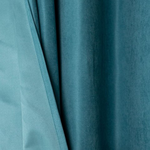 MILAS SOFT Zasłona gotowa na przelotkach, szerokość 140cm x wysokość 250cm, kolor 041 turkusowy MILAS1/ZGP/041/140250/1 MILAS SOFT Zasłona gotowa na przelotkach, szerokość 140cm x wysokość 250cm, kolor 041 turkusowy MILAS1/ZGP/041/140250/1