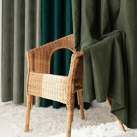 MILAS SOFT Zasłona gotowa na przelotkach, szerokość 140cm x wysokość 250cm, kolor 045 zielony MILAS1/ZGP/045/140250/1 MILAS SOFT Zasłona gotowa na przelotkach, szerokość 140cm x wysokość 250cm, kolor 045 zielony MILAS1/ZGP/045/140250/1