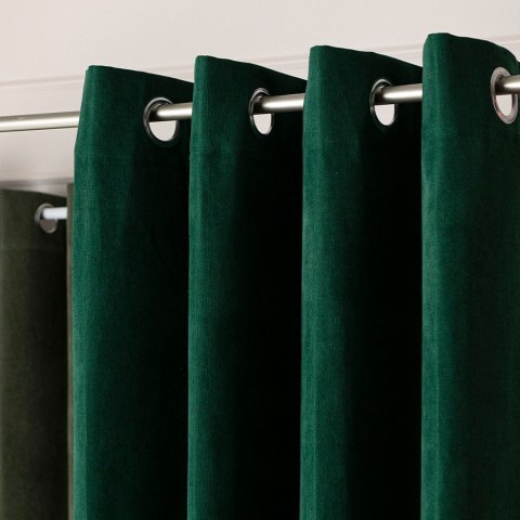 MILAS SOFT Zasłona gotowa na przelotkach, szerokość 140cm x wysokość 250cm, kolor 788 szmaragdowy MILAS1/ZGP/788/140250/1 MILAS SOFT Zasłona gotowa na przelotkach, szerokość 140cm x wysokość 250cm, kolor 788 szmaragdowy MILAS1/ZGP/788/140250/1