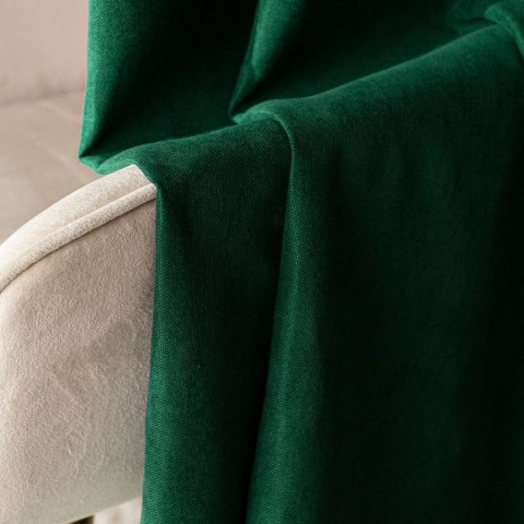 MILAS SOFT Zasłona gotowa na przelotkach, szerokość 140cm x wysokość 250cm, kolor 788 szmaragdowy MILAS1/ZGP/788/140250/1 MILAS SOFT Zasłona gotowa na przelotkach, szerokość 140cm x wysokość 250cm, kolor 788 szmaragdowy MILAS1/ZGP/788/140250/1