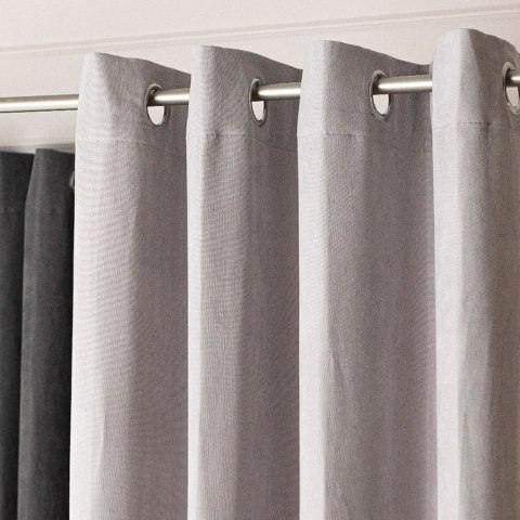 MILAS SOFT Zasłona gotowa na przelotkach, szerokość 140cm x wysokość 250cm, kolor 866 stalowy MILAS1/ZGP/866/140250/1 MILAS SOFT Zasłona gotowa na przelotkach, szerokość 140cm x wysokość 250cm, kolor 866 stalowy MILAS1/ZGP/866/140250/1
