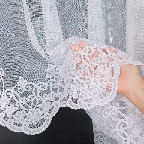 ŻANETA Firanka żakardowa odpasowana, szerokość 300 x wysokość 80cm, kolor 001 biały 181043/FOL/001/000081/1 ŻANETA Firanka żakardowa odpasowana, szerokość 300 x wysokość 80cm, kolor 001 biały 181043/FOL/001/000081/1