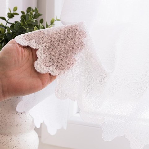 Zazdrostka żakardowa z samym dołem, wysokość 50cm, kolor 001 biały 361910/000/001/000050/1 Zazdrostka żakardowa z samym dołem, wysokość 50cm, kolor 001 biały 361910/000/001/000050/1