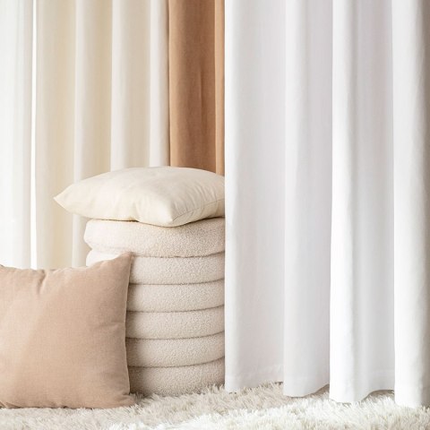 MILAS SOFT Zasłona gotowa na przelotkach, szerokość 140cm x wysokość 250cm, kolor 050 biały MILAS1/ZGP/050/140250/1 MILAS SOFT Zasłona gotowa na przelotkach, szerokość 140cm x wysokość 250cm, kolor 050 biały MILAS1/ZGP/050/140250/1