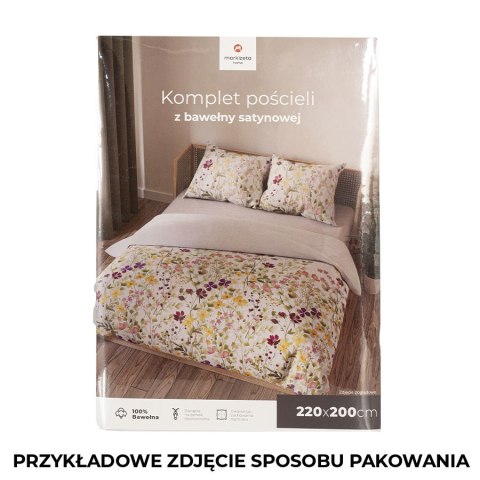 FLORINA Komplet pościeli z bawełny satynowej 220x200cm 100095/SAT/000/220200/1 FLORINA Komplet pościeli z bawełny satynowej 220x200cm 100095/SAT/000/220200/1
