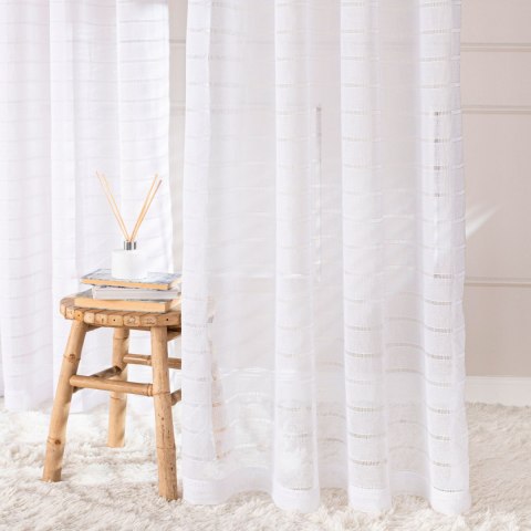 Firana gotowa na przelotkach, szerokość 300cm x wysokość 250cm, kolor 001 biały 424088/FGP/001/300250/1 Firana gotowa na przelotkach, szerokość 300cm x wysokość 250cm, kolor 001 biały 424088/FGP/001/300250/1