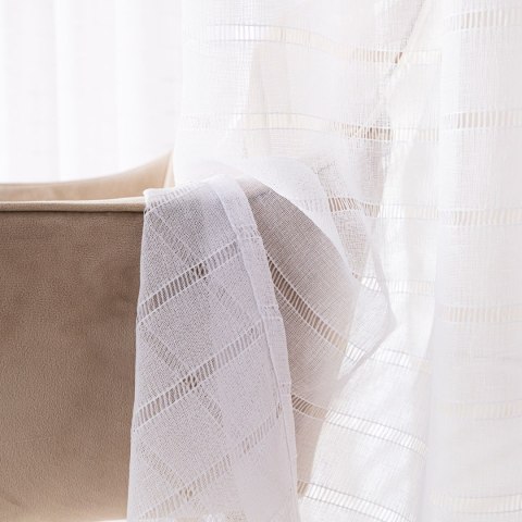Firana gotowa na taśmie, szerokość 140cm x wysokość 250cm, kolor 001 biały 424088/FGT/001/140250/1 Firana gotowa na taśmie, szerokość 140cm x wysokość 250cm, kolor 001 biały 424088/FGT/001/140250/1