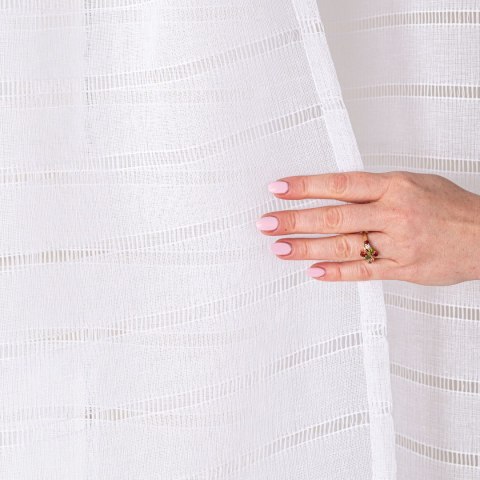 Firana gotowa na taśmie, szerokość 300cm x wysokość 250cm, kolor 001 biały 424088/FGT/001/300250/1 Firana gotowa na taśmie, szerokość 300cm x wysokość 250cm, kolor 001 biały 424088/FGT/001/300250/1