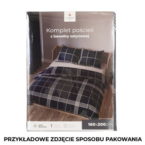 KADENA Komplet pościeli z bawełny satynowej 220x200cm 100097/SAT/000/220200/1 KADENA Komplet pościeli z bawełny satynowej 220x200cm 100097/SAT/000/220200/1