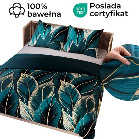 LEVI Komplet pościeli z bawełny satynowej 160x200cm 100098/SAT/000/160200/1 LEVI Komplet pościeli z bawełny satynowej 160x200cm 100098/SAT/000/160200/1