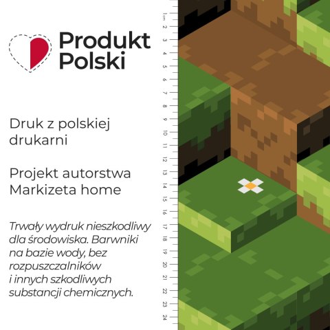 PIKSELOWY ŚWIAT Tkanina dekoracyjna typu MILAS, szerokość 165cm, kolor 002 zielony D00374/MIL/002/165000/1 PIKSELOWY ŚWIAT Tkanina dekoracyjna typu MILAS, szerokość 165cm, kolor 002 zielony D00374/MIL/002/165000/1